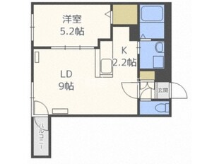 ヴィエルジュ北８条の物件間取画像